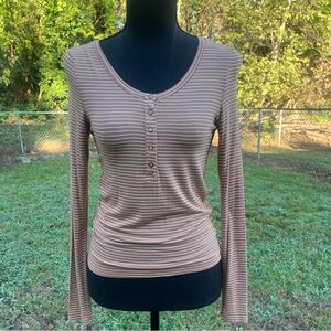 American Eagle Soft&Sexy Striped Top Size XS